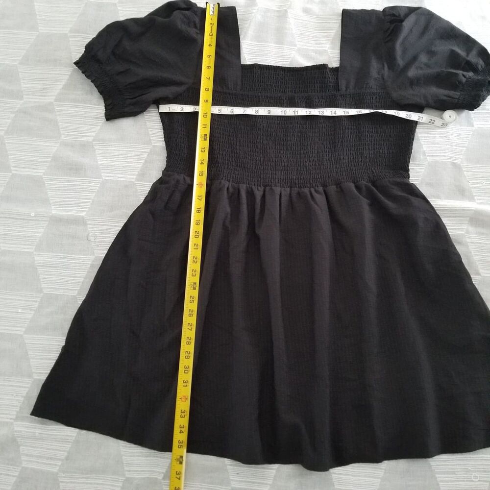 NWT Disturbia Morna Puff Sleeve Mini Dress Black Size 16 - Picture 8 of 8
